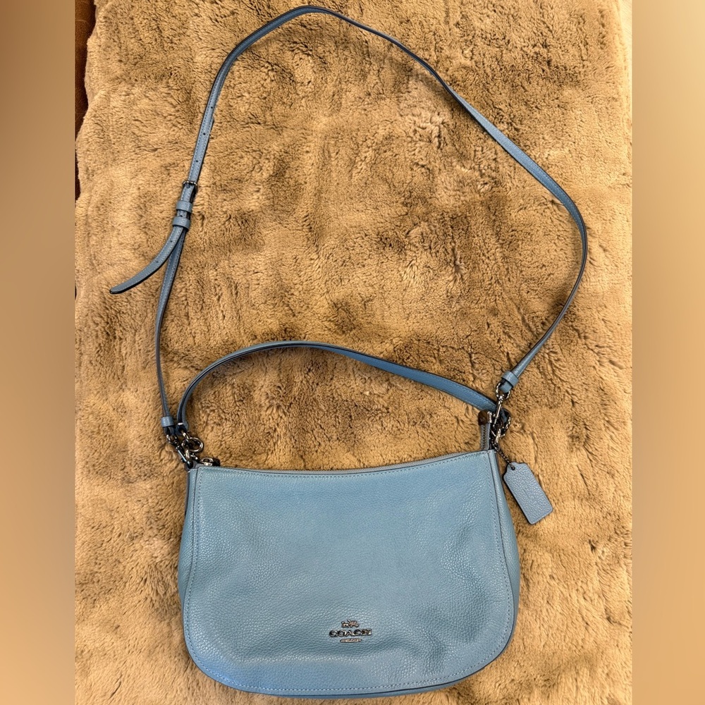 Blue Coach Crossbody/shoulder Purse